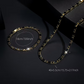 50% de Réduction – Parure Bijoux Homme, Collier & Bracelet Zircon
