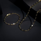 50% de Réduction – Parure Bijoux Homme, Collier & Bracelet Zircon