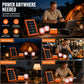Kit d'Éclairage Solaire Portable pour Camping – Panneau Solaire, Chargeur USB & 2 Lampes LED
