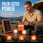 Kit d'Éclairage Solaire Portable pour Camping – Panneau Solaire, Chargeur USB & 2 Lampes LED