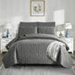 ⏳Offre limitée −50%⏰ Parure de Lit 4 Pièces 100% Coton Uni 🛏️