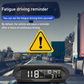 Affichage Tête Haute GPS Solaire pour Voiture – Double Charge, Luminosité Auto, Alertes Vitesse