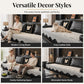 Housse de coussin de canapé en chenille antidérapante