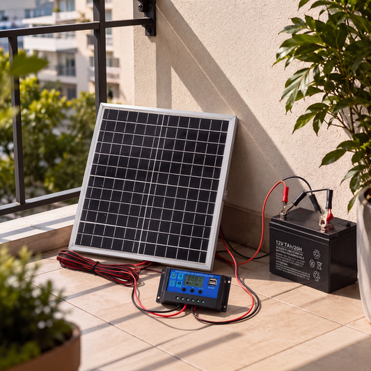 Kit de Panneau Solaire Portable Étanche avec Contrôleur