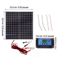 Kit de Panneau Solaire Portable Étanche avec Contrôleur