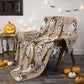 Plaid doux à imprimé fantômes d'Halloween