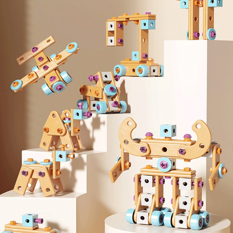 ⏳Offre spéciale à durée limitée⏰Kit d'outils éducatifs à monter soi-même pour enfants - Construisez plus. Apprenez plus. Jouez de manière créative