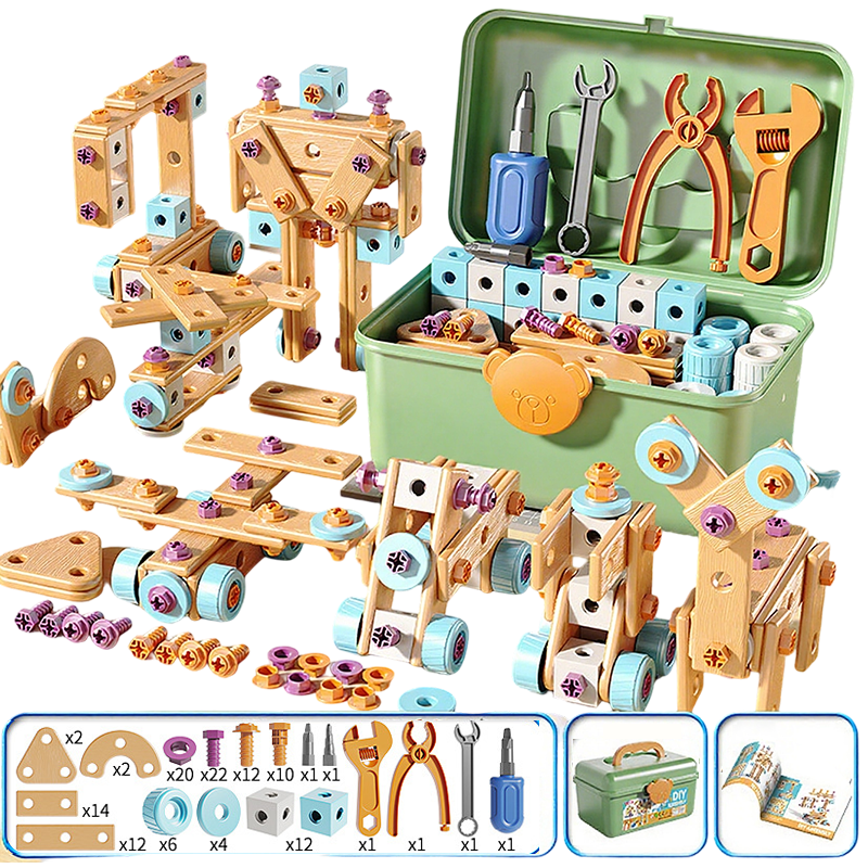⏳Offre spéciale à durée limitée⏰Kit d'outils éducatifs à monter soi-même pour enfants - Construisez plus. Apprenez plus. Jouez de manière créative
