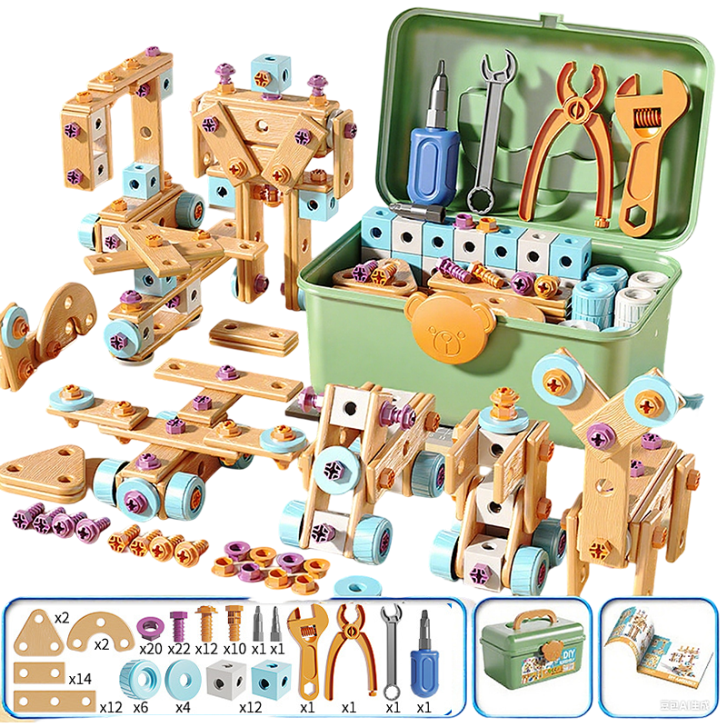 ⏳Offre spéciale à durée limitée⏰Kit d'outils éducatifs à monter soi-même pour enfants - Construisez plus. Apprenez plus. Jouez de manière créative