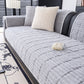 Housse de coussin de canapé en peluche antidérapante