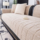 Housse de coussin de canapé en peluche antidérapante
