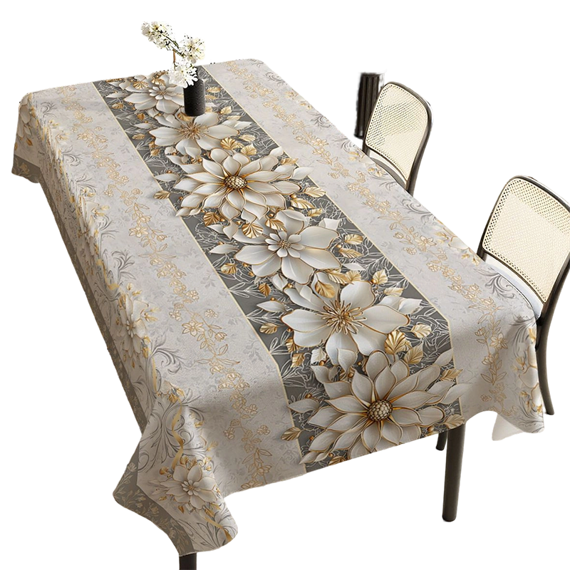 Nappe Imprimée Florale Vintage Française