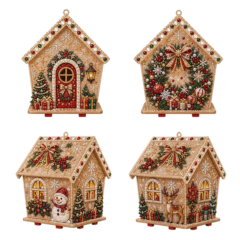 Kit DIY Art de Perles 3D de Noël – Décoration Nacrée Festive à Poser