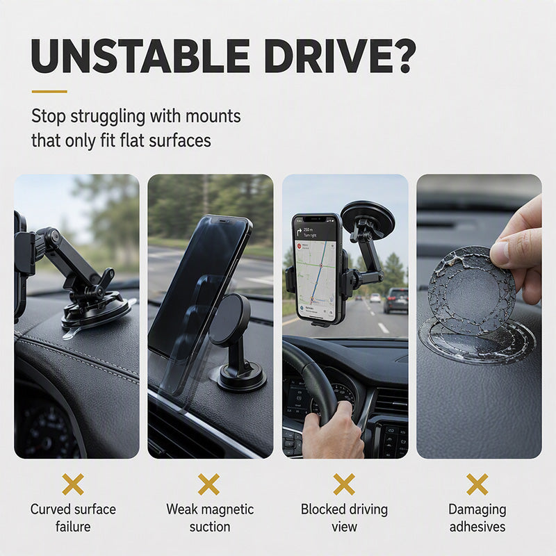 Support de Téléphone Universel pour Voiture à Adhésif Puissant