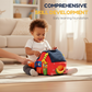 Maison de Ferme Interactive en Peluche – Jouet d'Éveil avec Marionnettes pour Bébé