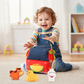 Maison de Ferme Interactive en Peluche – Jouet d'Éveil avec Marionnettes pour Bébé
