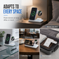 Support de Bureau et Chargeur Sans Fil Pliable 3 en 1