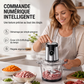 50% de Réduction – Robot de Cuisine 2000W, Bol 2/3L Acier Inoxydable