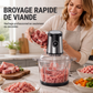50% de Réduction – Robot de Cuisine 2000W, Bol 2/3L Acier Inoxydable