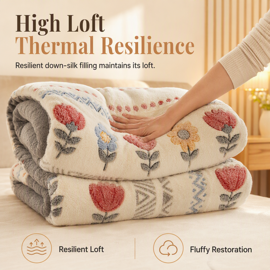 50% de Réduction – Couette d'Hiver Chaude Épaisse Double Face Réversible