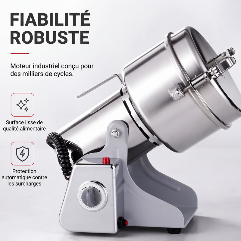 64% de Réduction – Moulin Électrique pour Grains et Épices