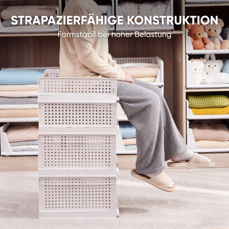 Tiroir Organisateur de Garde-robe Empilable