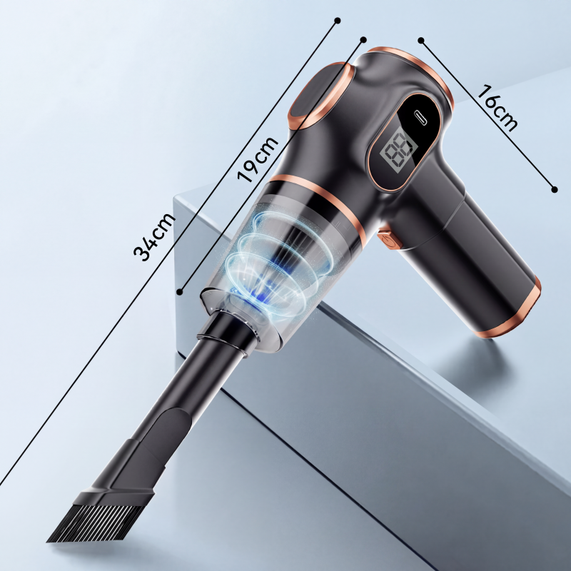 🚗 PROMO FLASH : -50 % ! 🧹 Aspirateur Sans Fil Haute Puissance – 2-en-1 Aspiration & Soufflage, Compact pour Voiture et Maison ✨