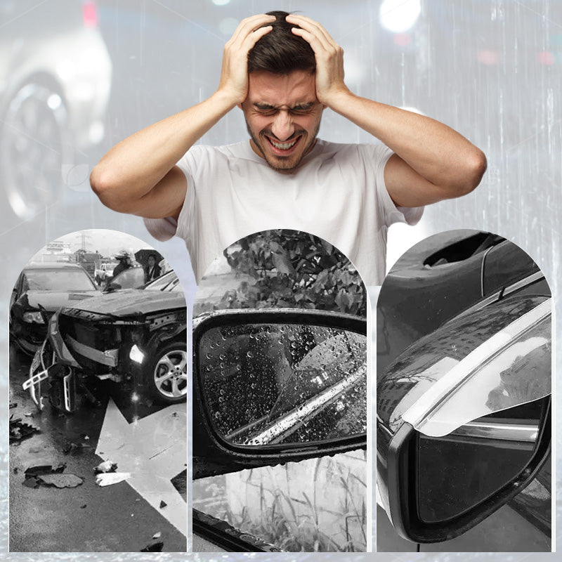 Déflecteurs Anti-Pluie pour Rétroviseurs de Voiture – PVC Flexible Universel & Vision Nette