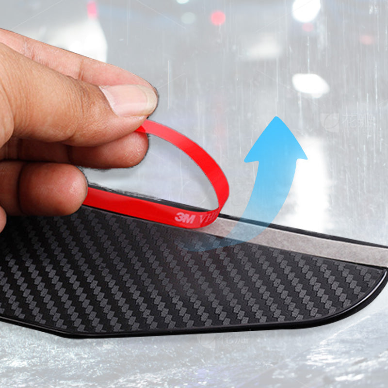 Déflecteurs Anti-Pluie pour Rétroviseurs de Voiture – PVC Flexible Universel & Vision Nette