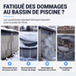 Coussin d'Air Gonflable d'Hivernage pour Piscine – Protection Anti-Gel avec Cordes