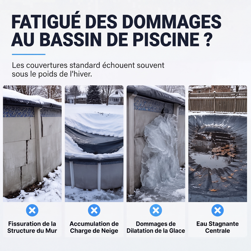 50% de Réduction – Coussin d'Air Gonflable d'Hivernage Piscine