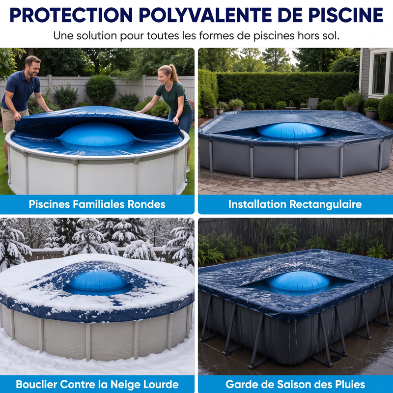 50% de Réduction – Coussin d'Air Gonflable d'Hivernage Piscine