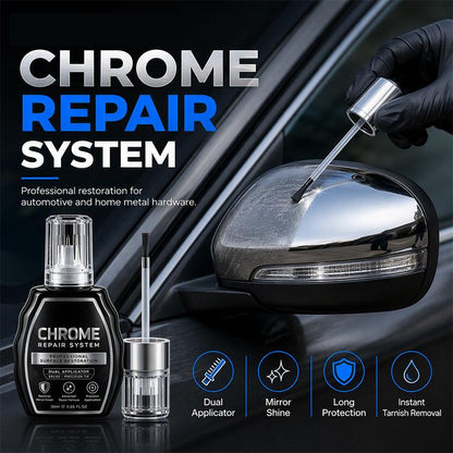 Stylo de Réparation Chromé Professionnel – Restauration Métallique, Anti-Corrosion