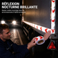 Ruban Réfléchissant Micro-Prismatique Haute Visibilité – Anti-UV, Adhérence Renforcée, 50 mm