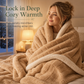 Plaid Épais Double Couche Sherpa & Flanelle – Douceur Cocooning & Chaleur d'Hiver