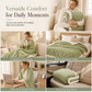 Plaid Épais Double Couche Sherpa & Flanelle – Douceur Cocooning & Chaleur d'Hiver