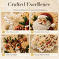 🎄 Kit de Décorations de Noël à Faire Soi-Même – Strass 5D Nacrés, Acrylique Premium, à Suspendre