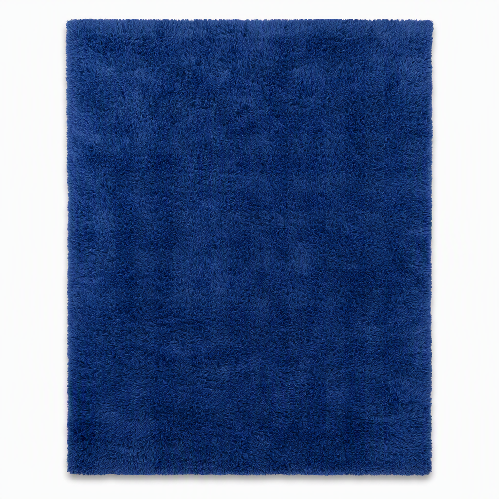 Tapis Shaggy Épais en Peluche Dégradé Tie-Dye pour Salon, Chambre et Chevet