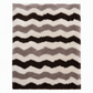 Tapis Shaggy Épais en Peluche Dégradé Tie-Dye pour Salon, Chambre et Chevet