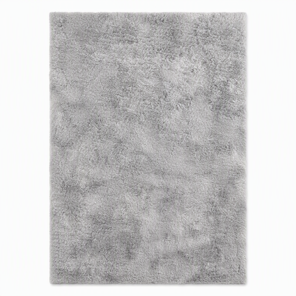 Tapis Shaggy Épais en Peluche Dégradé Tie-Dye pour Salon, Chambre et Chevet