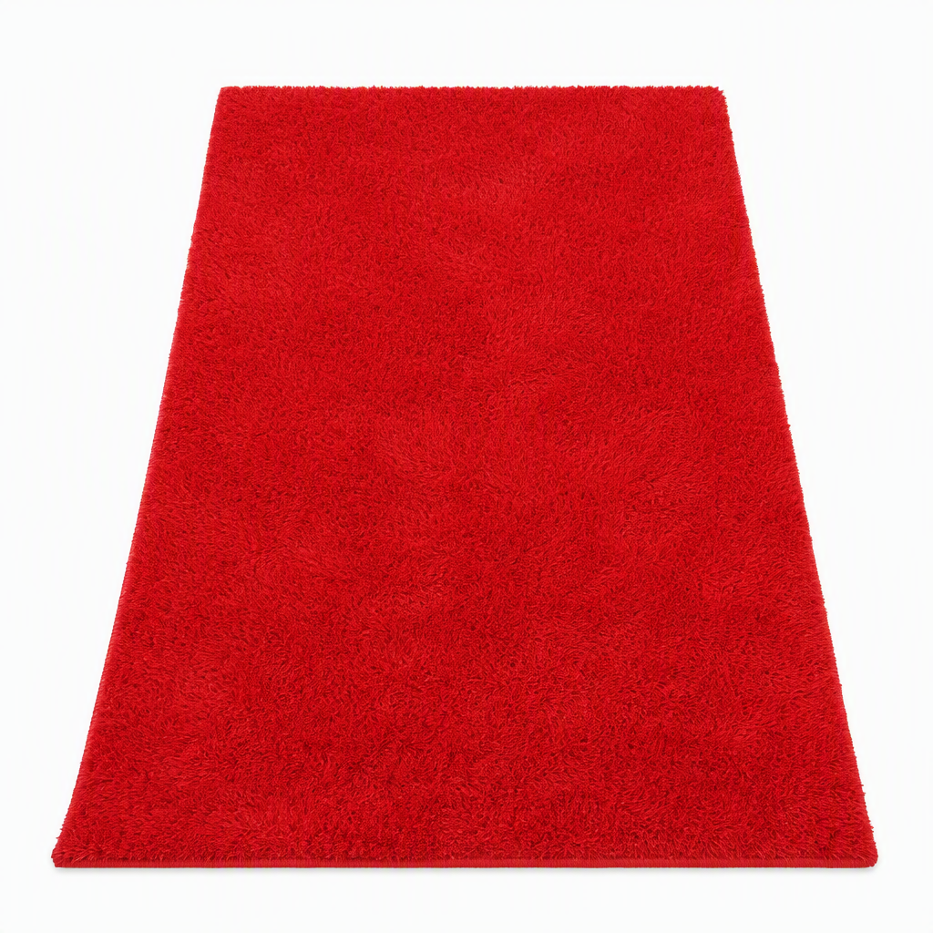 Tapis Shaggy Épais en Peluche Dégradé Tie-Dye pour Salon, Chambre et Chevet