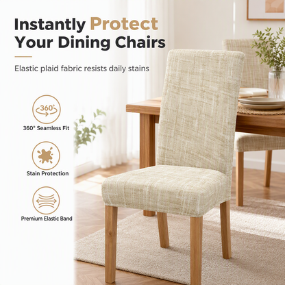 Housse de Chaise Extensible Gaufrée – Protection Universelle & Anti-Taches