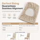Housse de Chaise Extensible Gaufrée – Protection Universelle & Anti-Taches