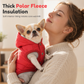 Manteau d'Hiver pour Chien avec Harnais Intégré – Doublure Polaire & Coupe-Vent