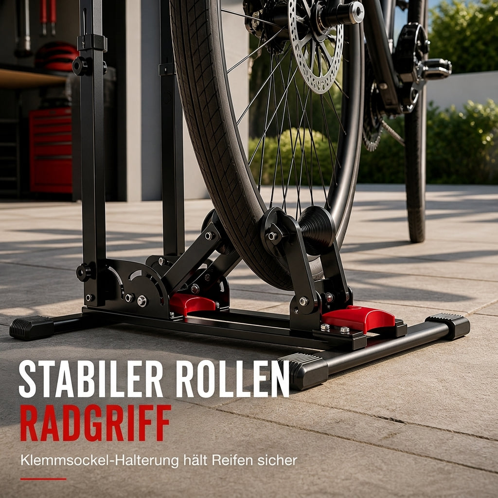 25% de Réduction – Support Vélo Vertical Pliable au Sol