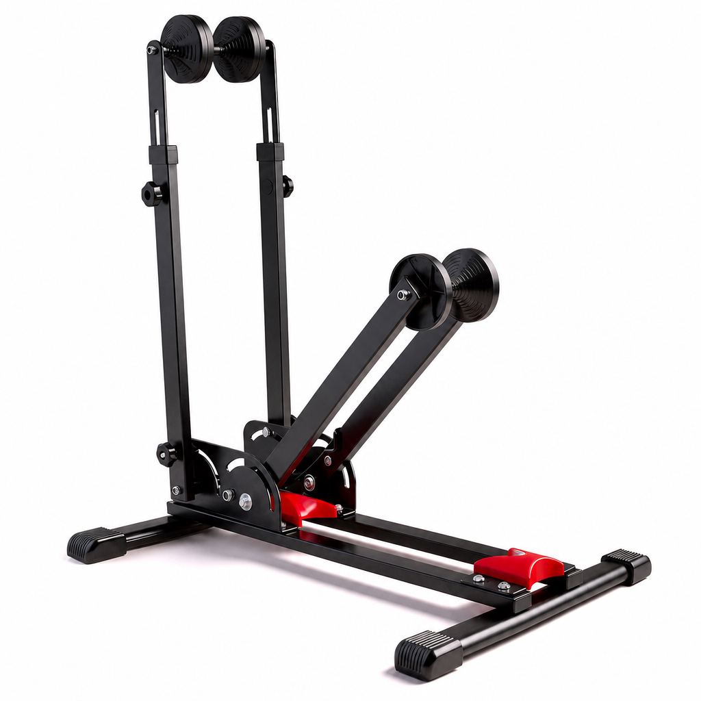 25% de Réduction – Support Vélo Vertical Pliable au Sol
