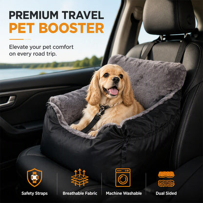 Siège Auto pour Chien & Chat – Panier Rehausseur avec Sangle de Sécurité