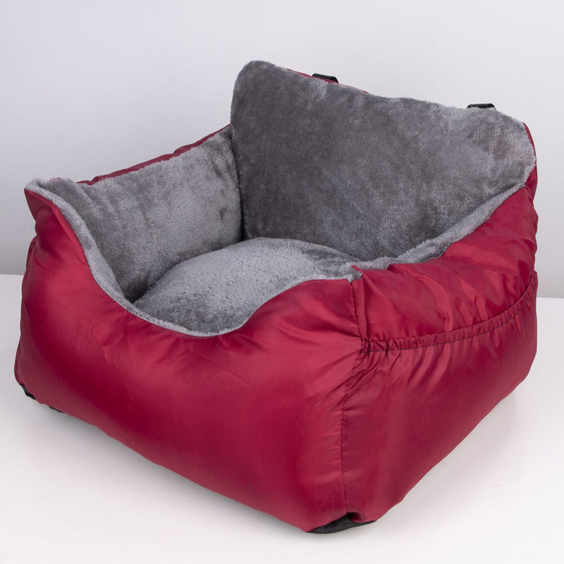 Siège Auto pour Chien & Chat – Panier Rehausseur avec Sangle de Sécurité
