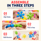 ❄️ Blocs de Construction 3D Flocon de Neige – Emboîtables, Plastique PP, 100 à 600 Pièces