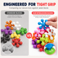❄️ Blocs de Construction 3D Flocon de Neige – Emboîtables, Plastique PP, 100 à 600 Pièces